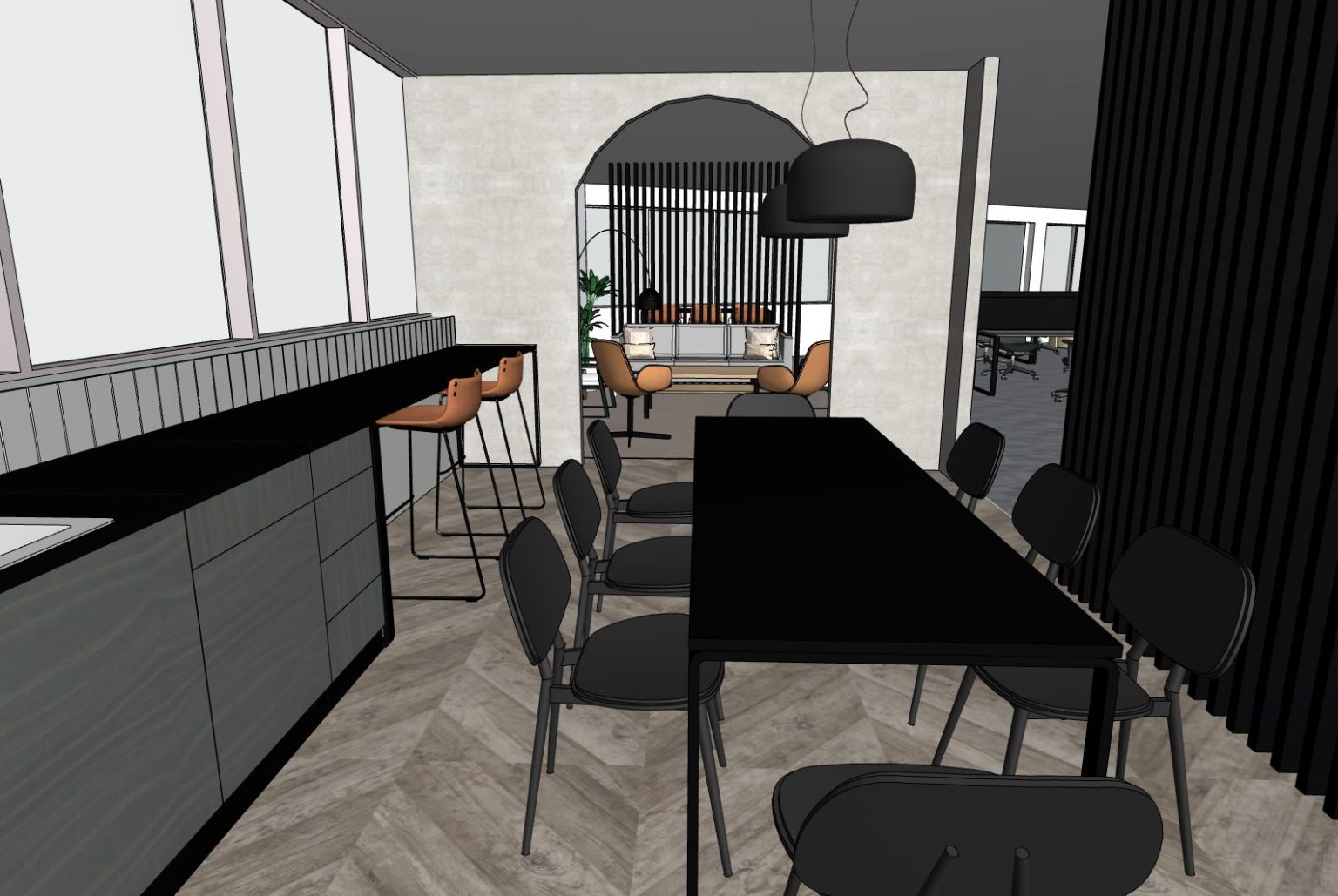 AsheMorgan 1 Anzac Square Tenancy B kitchen